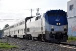 Eastbound "Texas Eagle" approaches the station